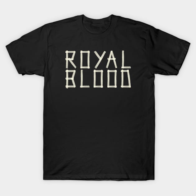 Royal Blood - Paper Tape T-Shirt by PAPER TYPE